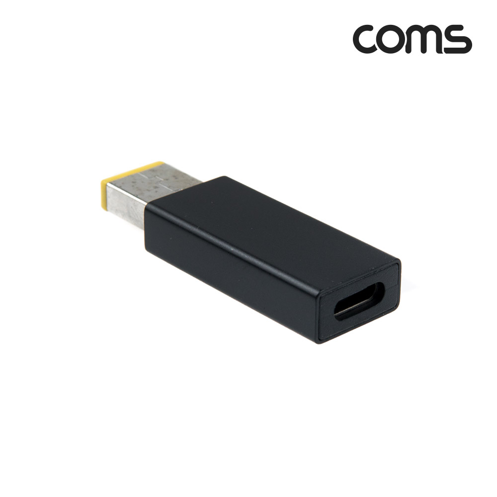 Coms USB 3.1(Type C) 노트북 젠더(PD to DC Lenovo), 변환, Short