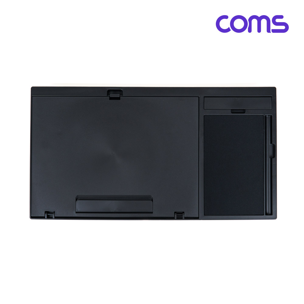 Coms 랩 데스크 LAP DESK 노트북 무릎 스탠드 받침대 침대거치(독서/메모/스케치 등 다기능) 각도조절 마우스패드 스마트폰 거치 펜 수납