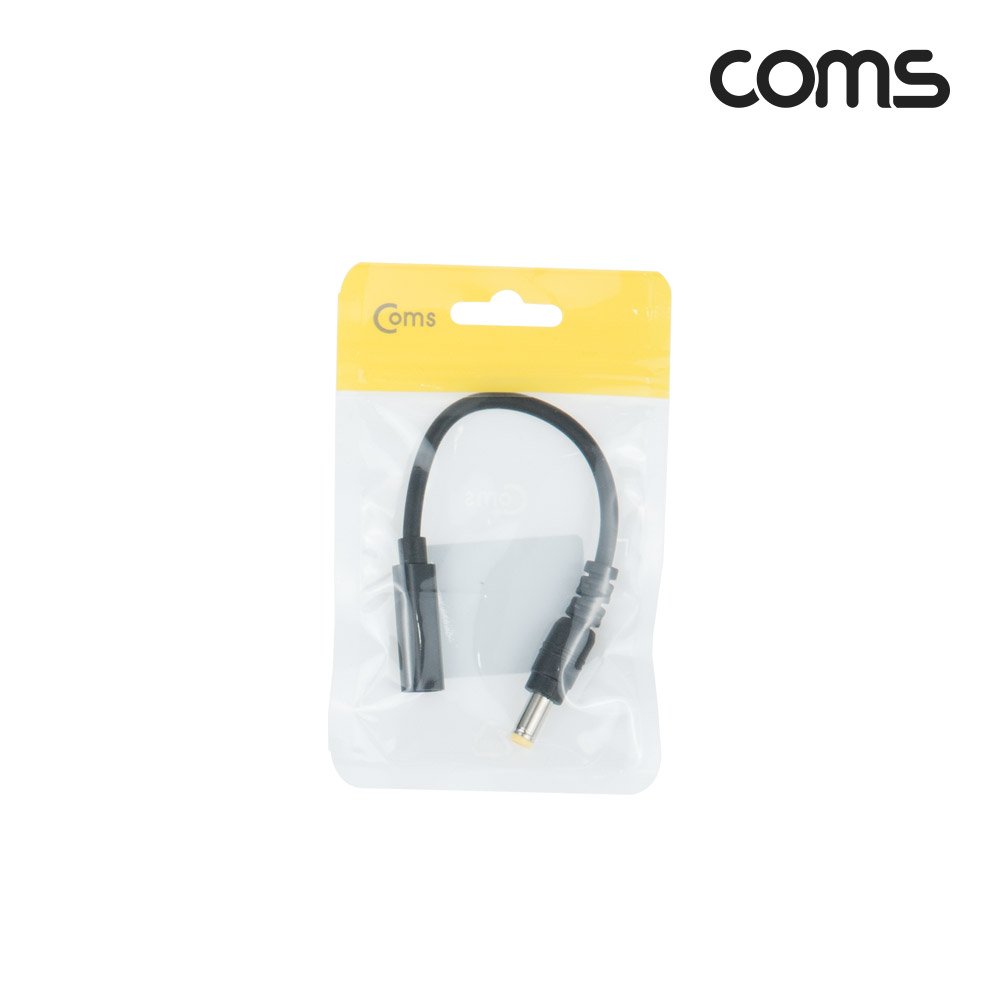 Coms USB 3.1(Type C) 노트북 젠더(PD to DC 5.5/2.5), 전원 변환, 케이블, 15cm