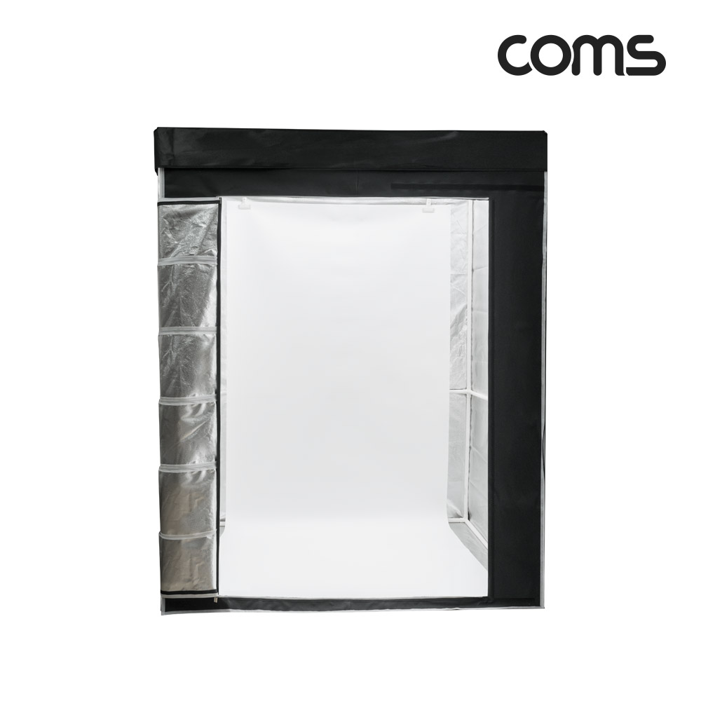 Coms 2M 특대형 촬영 스튜디오 (180x225x125cm), LED 등기구, 6500k x7(주광색, 흰색) 5000k x7(주백색, 아이보리색), 조명, 제품 촬영, 포토박스, 상품 사진 촬영, 국내생산품