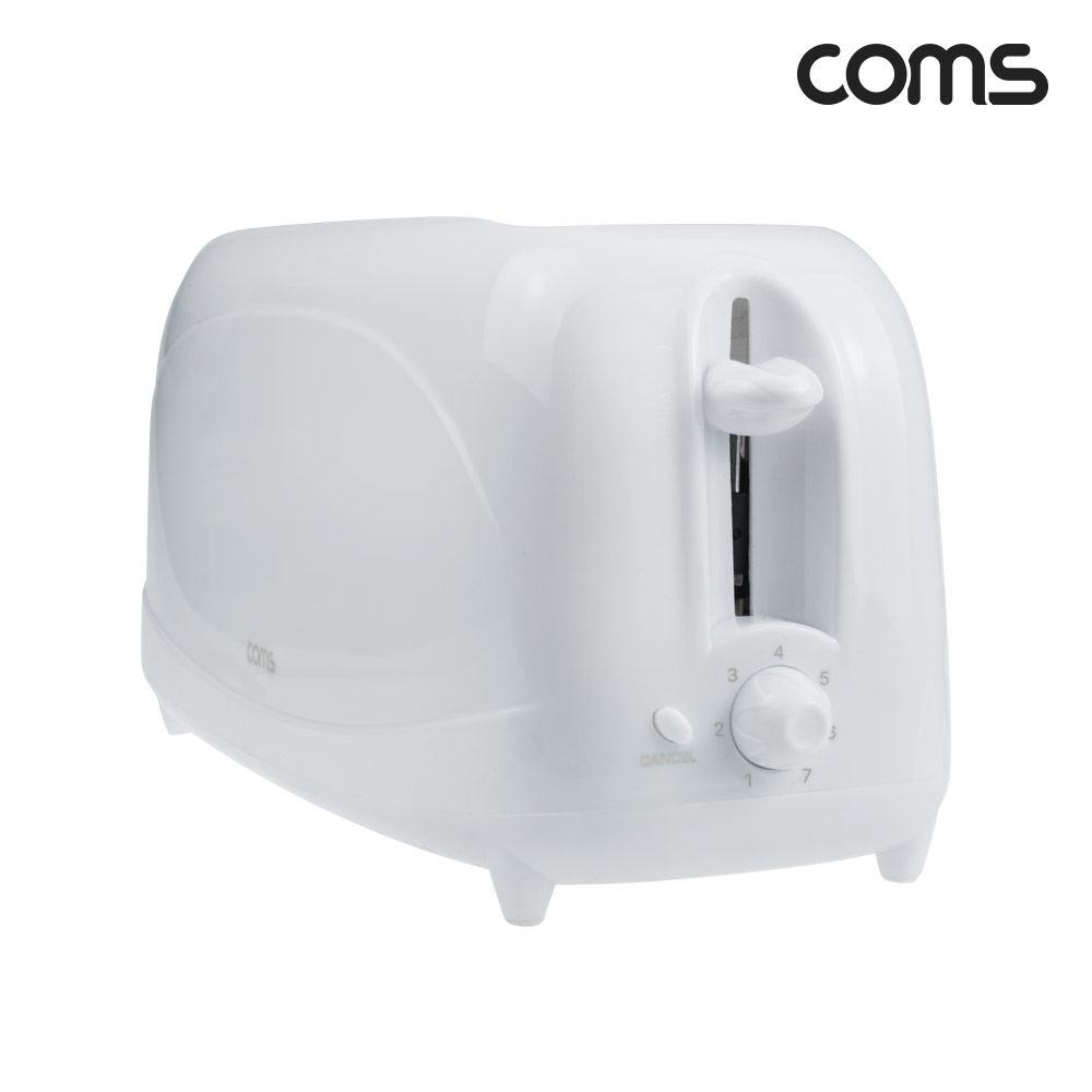 Coms 롱슬롯 토스터 4슬라이스 1000W 넓은 투입구 한번에 4개씩 토스팅 토스터기 토스트기 토스트