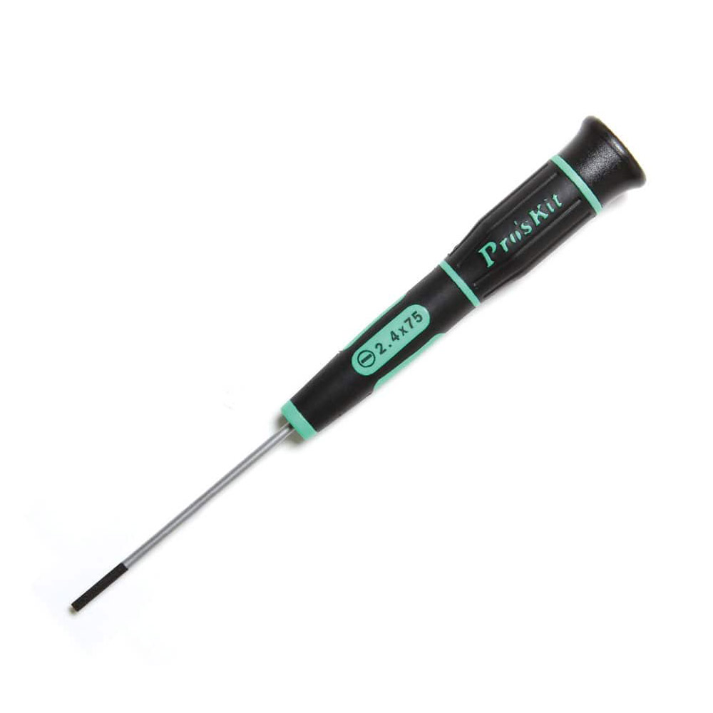 PROKIT 정밀 드라이버 (-2.4 x 75mm), 마이너스 일자 스크류 드라이버, 컴퓨터, 스마트폰, 전자제품 수리