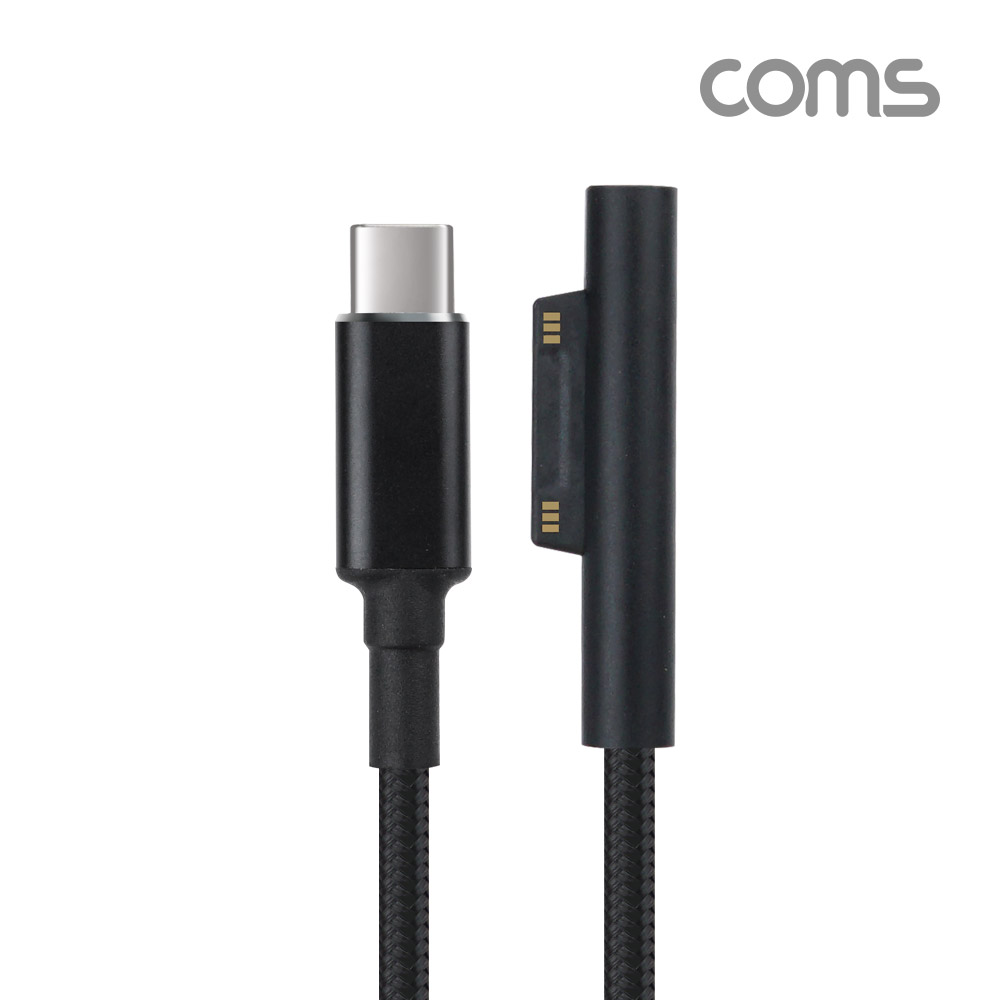Coms 서피스 전용 충전 케이블, 100W USB 3.1 (Type C) 변환, microsft surface 충전, 마그네틱 자석, 1.8M