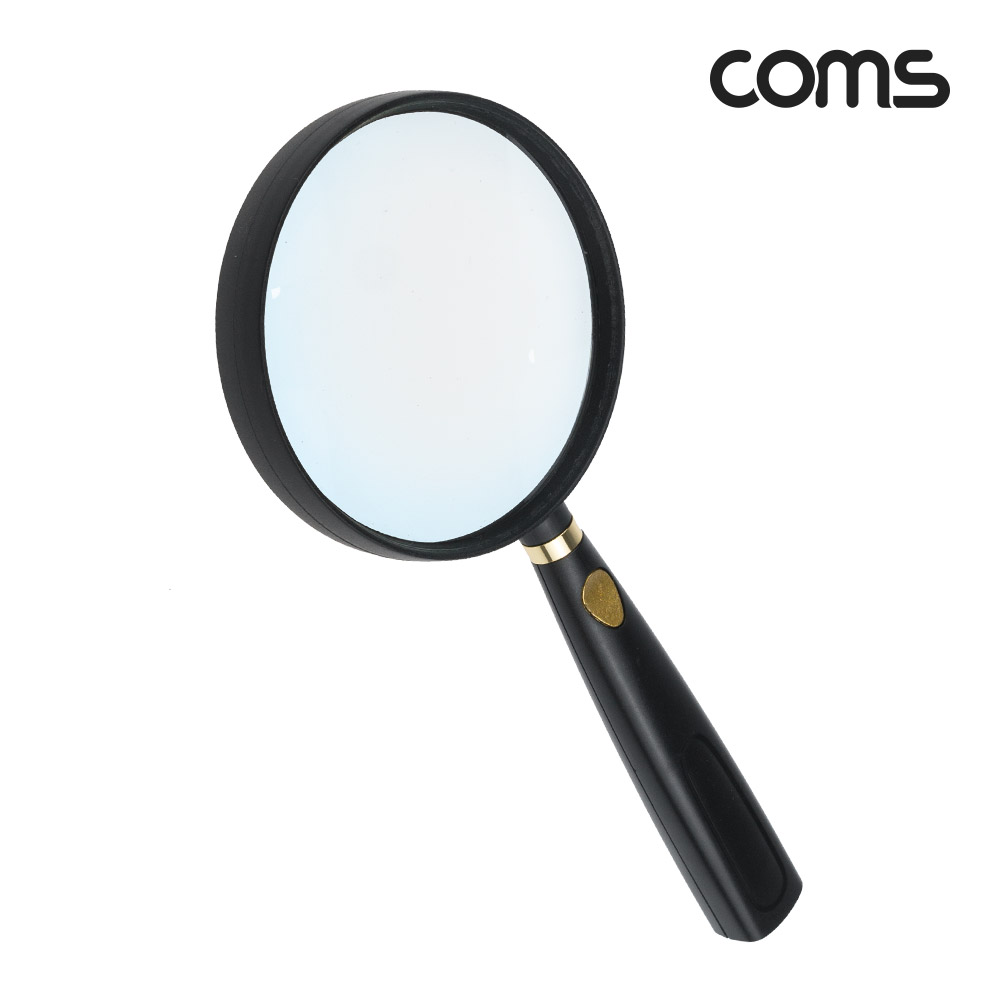 Coms 돋보기 확대경 5배율, 5X, 렌즈 90mm, 독서용 학습용