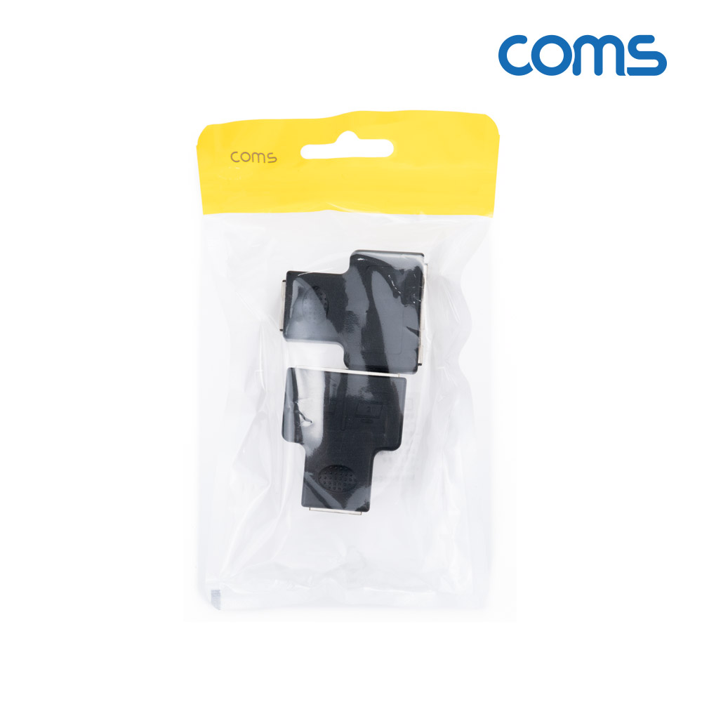 Coms RJ45 이더넷 송수신 분배기(커플러) 2세트 8P8C 회선 분리기