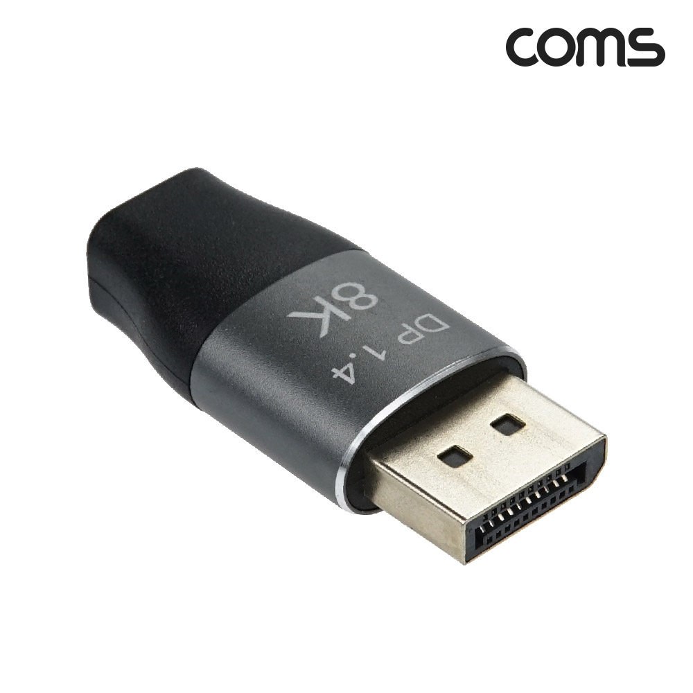 Coms 8K 디스플레이포트 변환젠더 Mini DP F to DP M, DisplayPort