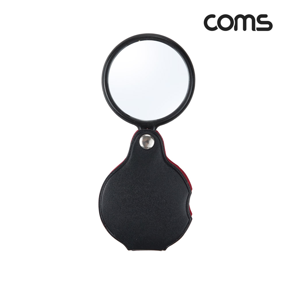 Coms 돋보기 확대경 3배율, 3X, 소형 렌즈 50mm, 독서용 학습용, 휴대용 포켓