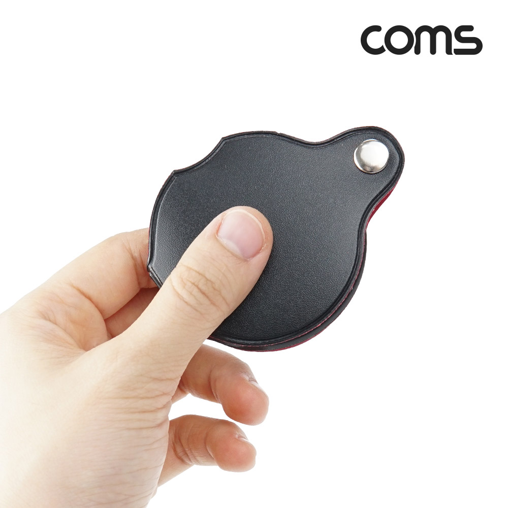 Coms 돋보기 확대경 3배율, 3X, 소형 렌즈 50mm, 독서용 학습용, 휴대용 포켓
