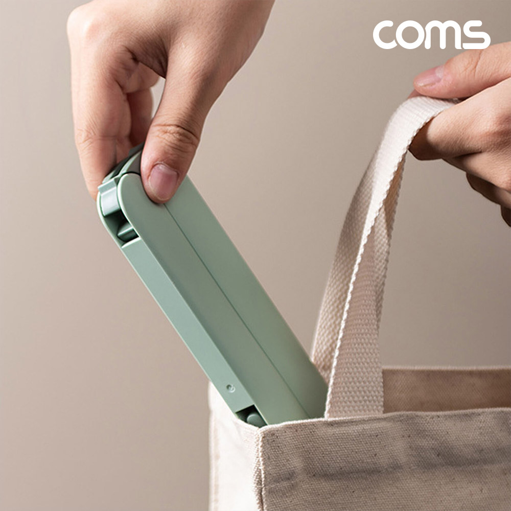 Coms 휴대용 접이식 옷걸이 화이트 여행용 폴딩