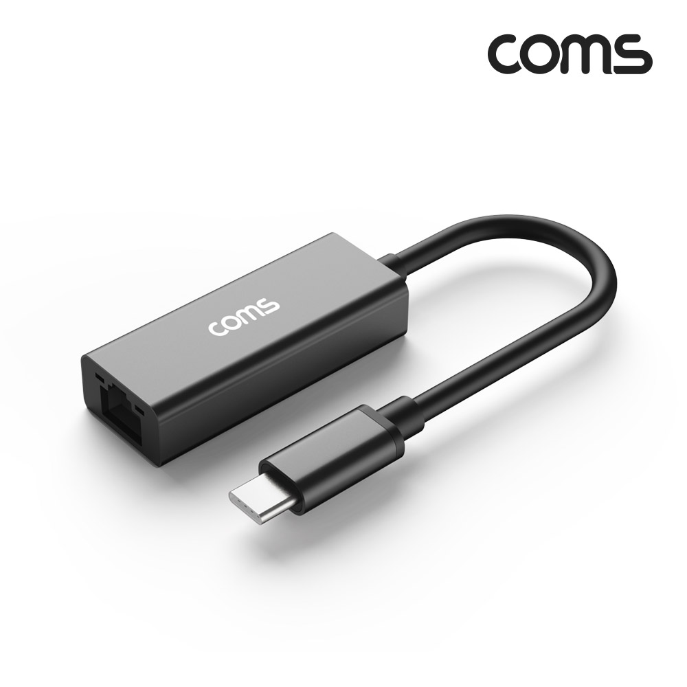 Coms Type C to 기가비트 이더넷 어댑터 C타입 허브 Gigabit Ethernet RJ45 네트워크 기가 랜 LAN
