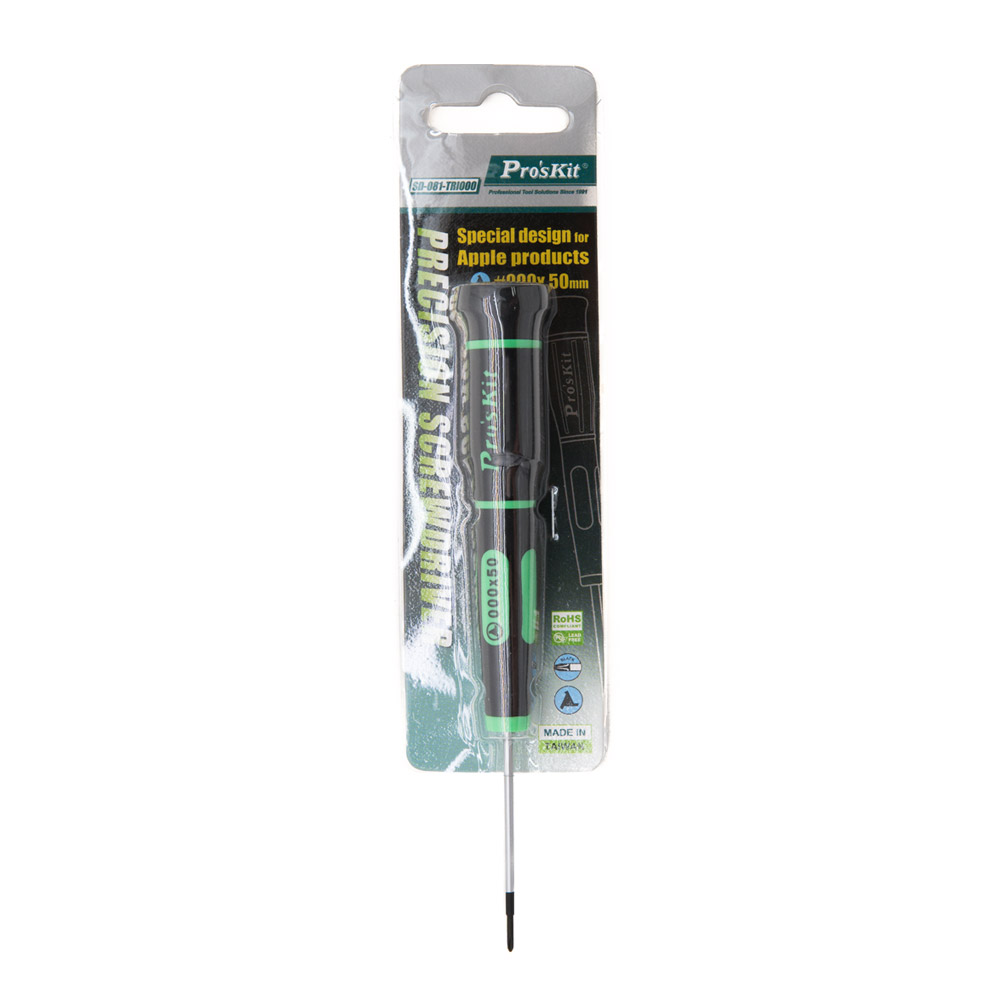 PROKIT 정밀 드라이버 (#000 x 50mm), 삼각 드라이버, 컴퓨터, 스마트폰, 전자제품 수리
