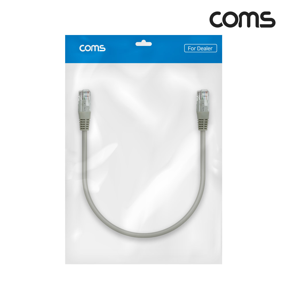 Coms [딜러용] CAT5e UTP 다이렉트 랜 케이블 30cm Direct LAN 랜선 이더넷