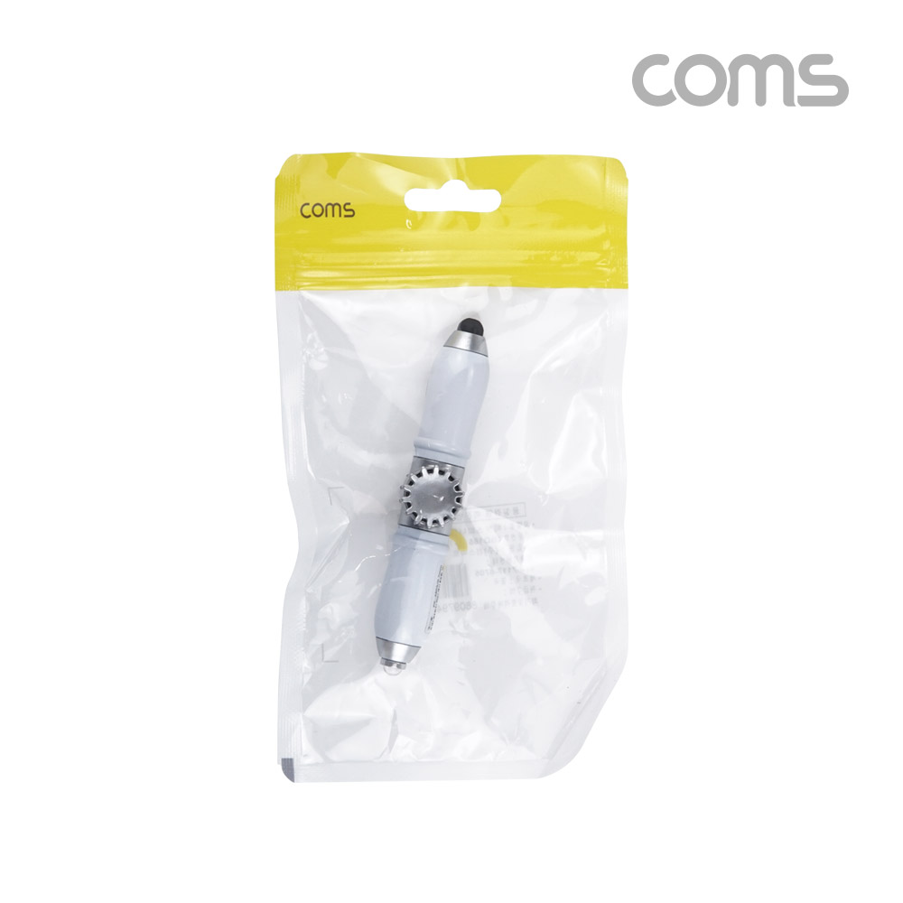 Coms 4 in 1피젯스피너, 볼펜 터치펜 램프, White, LED 라이트, 터치볼, 피젯토이, 키덜트 장난감