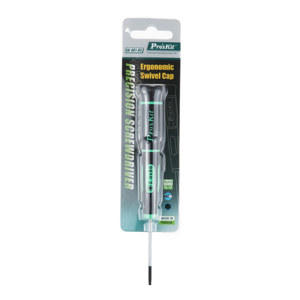 PROKIT (SD-081-H5) 정밀 드라이버 2.0 x 50mm, 육각 드라이버, 컴퓨터, 스마트폰, 전자제품 수리