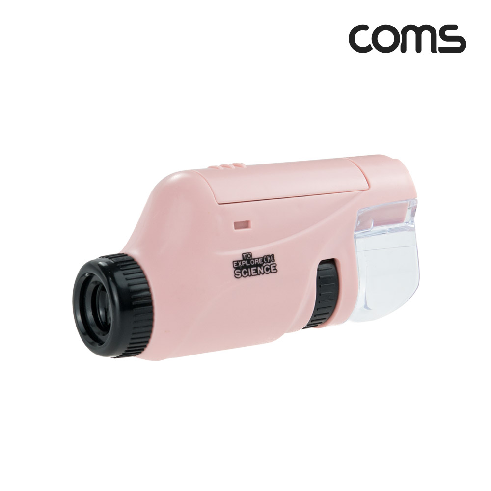 Coms 휴대용 LED 현미경 60x-120x 배율 확대경