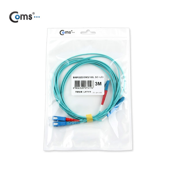 Coms 광패치코드 OM3 (10G)SC-SC 3M