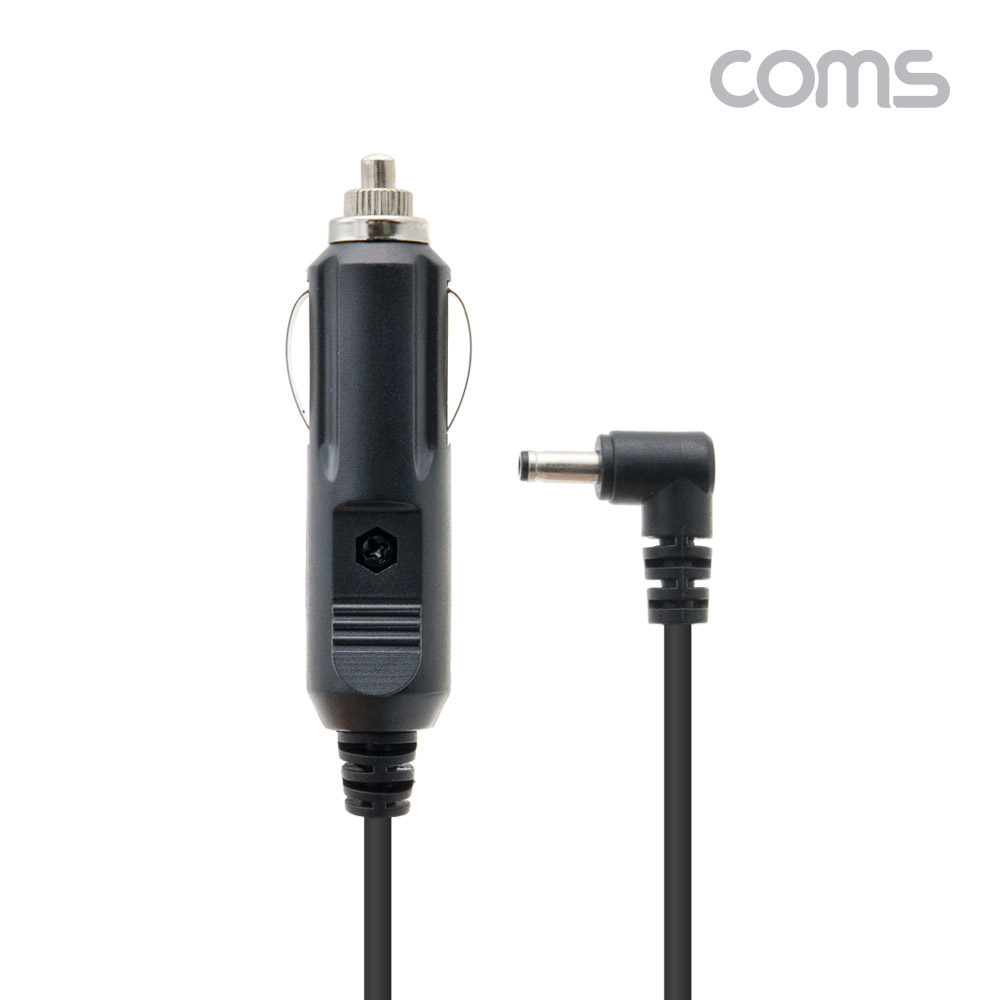Coms 차량용 DC 12V 시가 전원 케이블(2A) 2M, 시가잭(시거잭), 충전, DC 외경 3.5