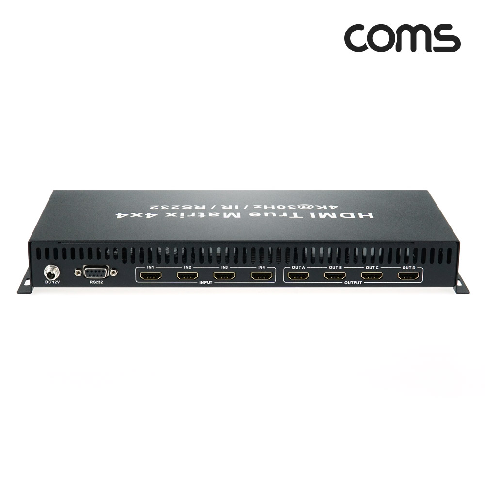 Coms HDMI 4x4 매트릭스 스위치 선택기 4k2k@30Hz 3D HDCP 지원