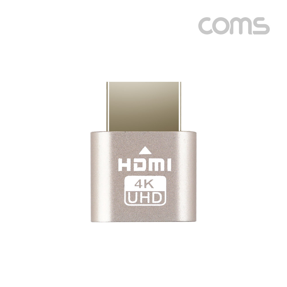 Coms HDMI 모니터 더미 플러그 가상 디스플레이 어댑터 에뮬레이터 채굴, 4K@60Hz, 비트코인 원격제어