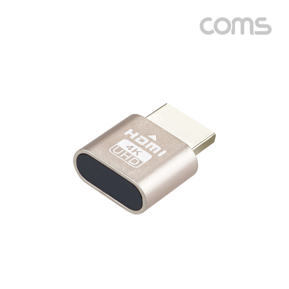Coms HDMI 모니터 더미 플러그 가상 디스플레이 어댑터 에뮬레이터 채굴, 4K@60Hz, 비트코인 원격제어