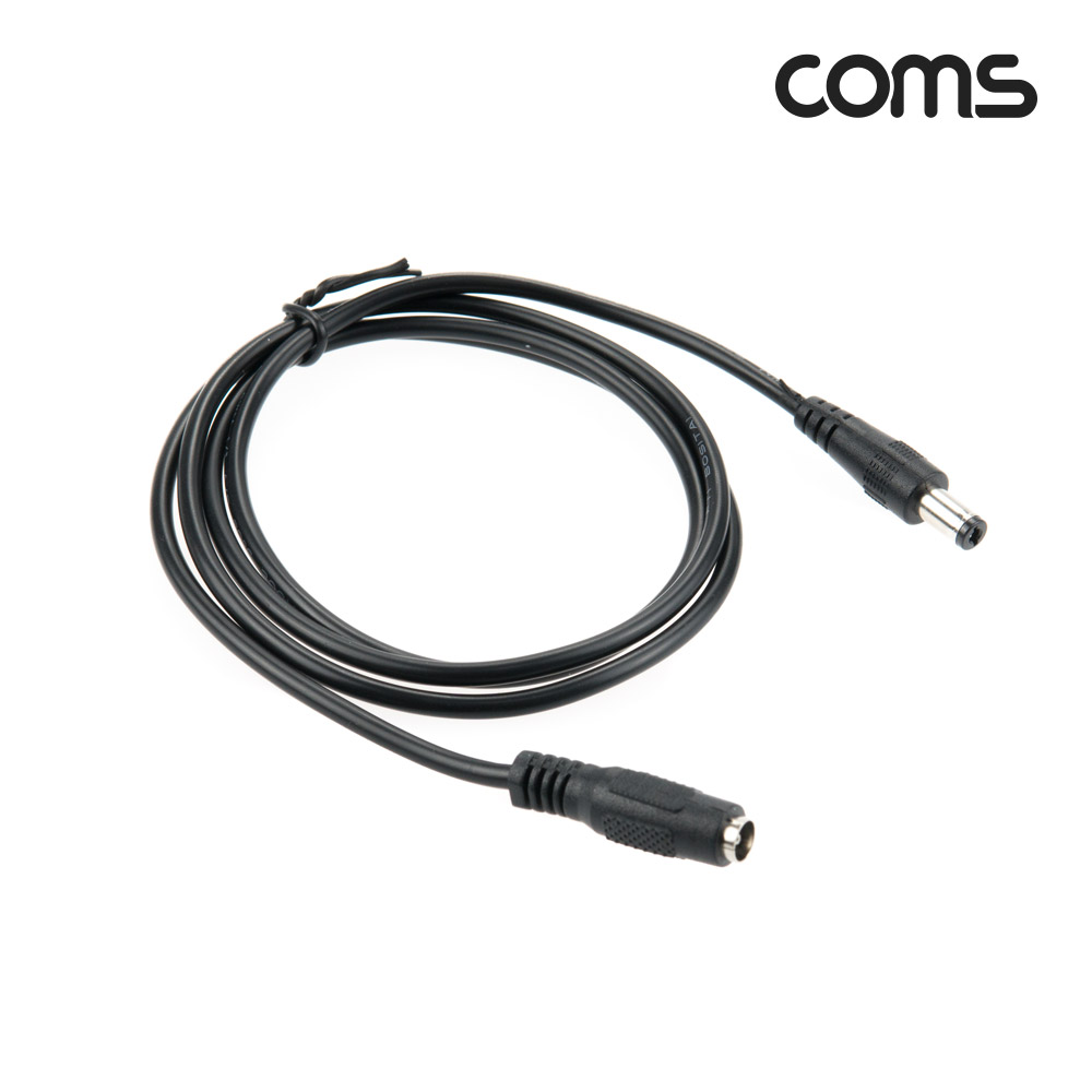 Coms DC 전원 연장 케이블 1M 외경5.5 내경2.1 3A MF