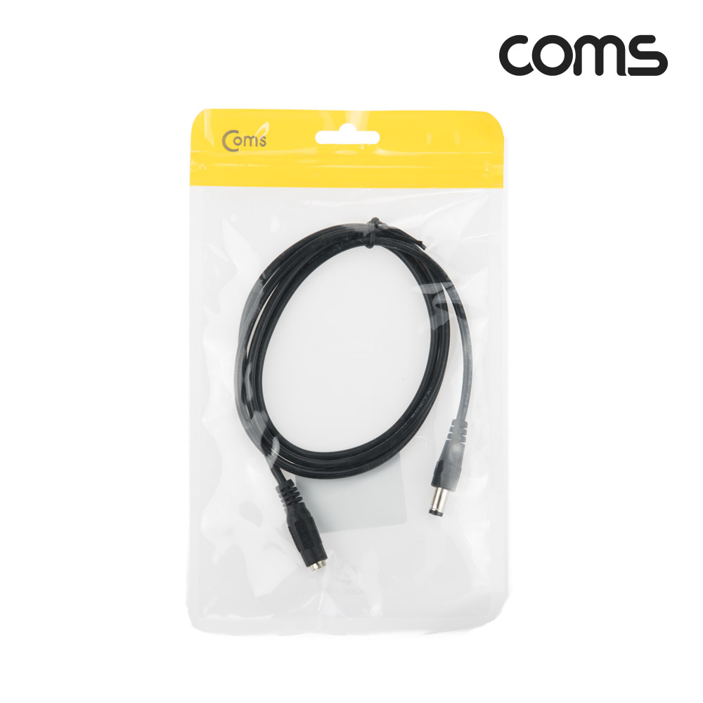 Coms DC 전원 연장 케이블 1M 외경5.5 내경2.1 3A MF