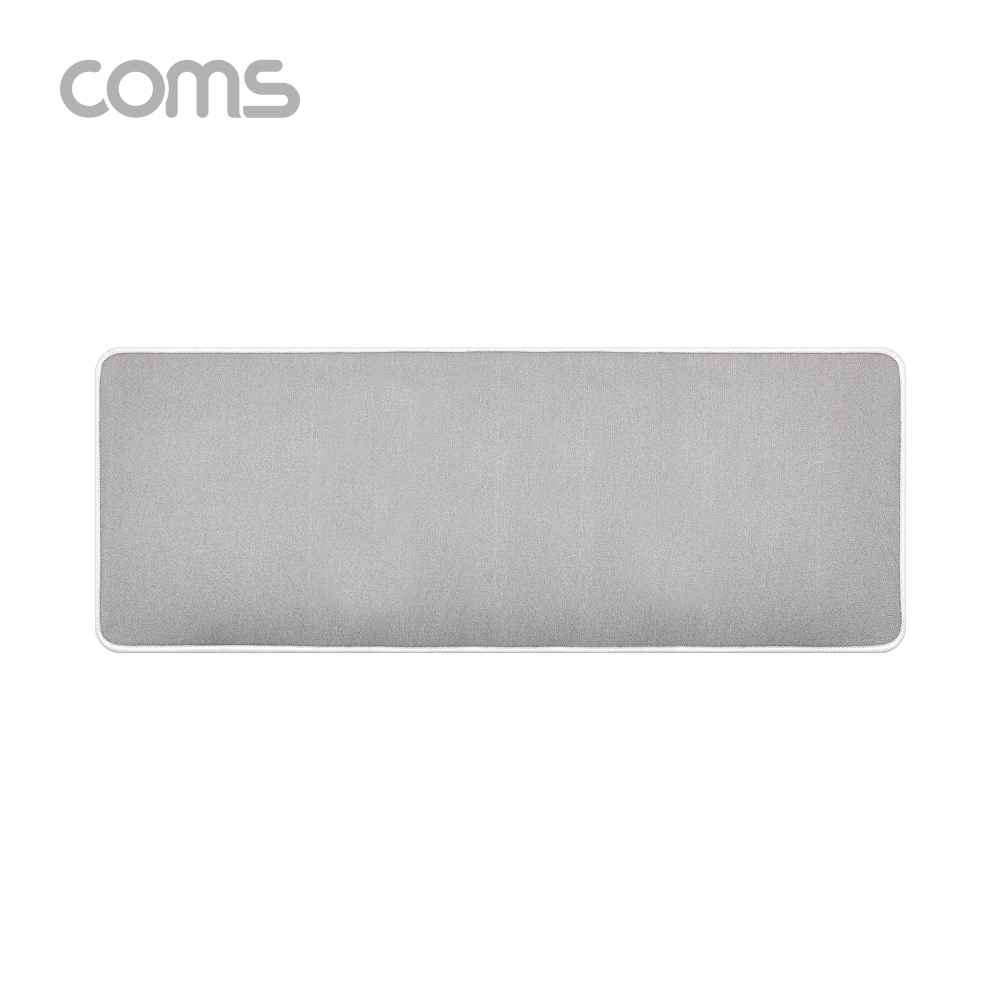 Coms 실버 어싱 마우스 장패드 66X30cm, 알파 접지 확인 플러그 미포함