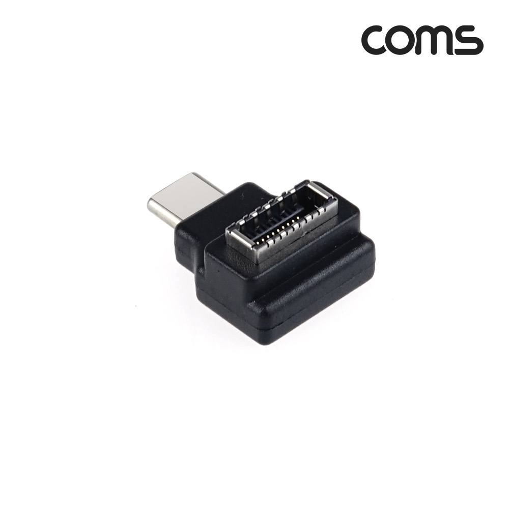 Coms Type E(F) to USB 3.1 Type C(M) 변환 꺾임젠더