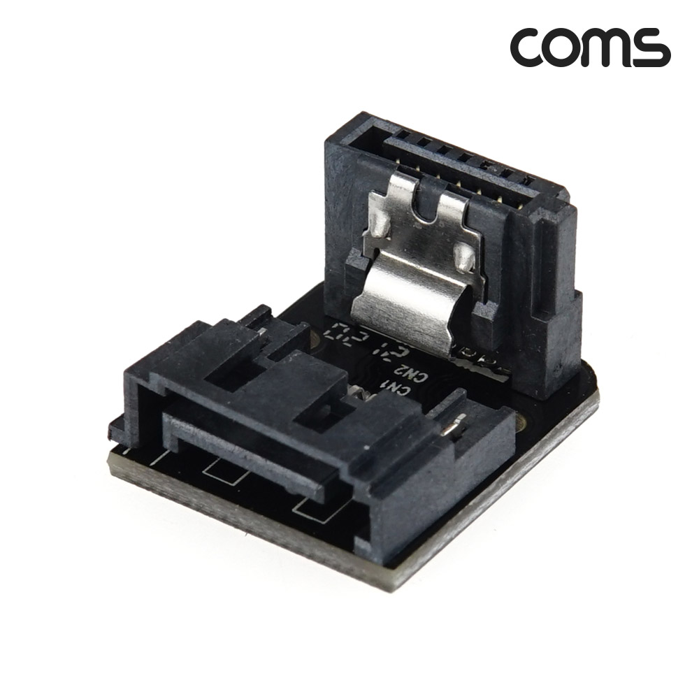 Coms SATA 연장  젠더 90도 꺾임 MF