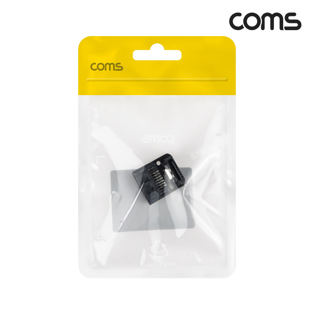 Coms SATA 연장  젠더 90도 꺾임 MF