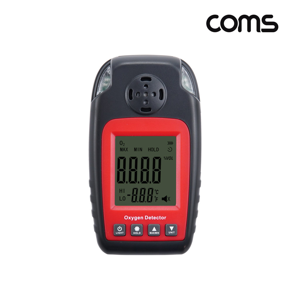 Coms 산소 농도 측정기, 산소 모니터링, 측정범위 0~25%