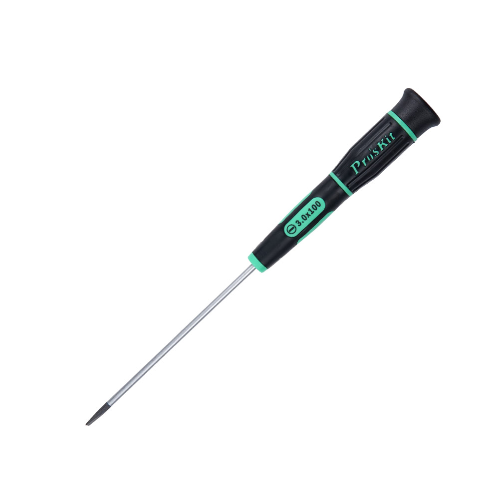 PROKIT(SD-081-S7) 정밀 일자 드라이버 3.0 x 100mm 컴퓨터, 스마트폰, 전자제품 수리