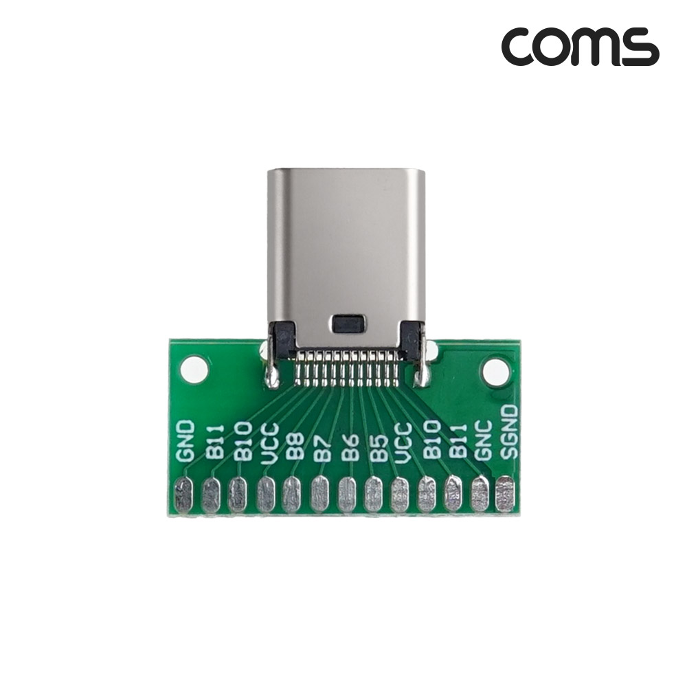 Coms DIY용 제작모듈 USB 3.1 Typc C 암놈 26Pin PCB 젠더보드 C타입 26핀