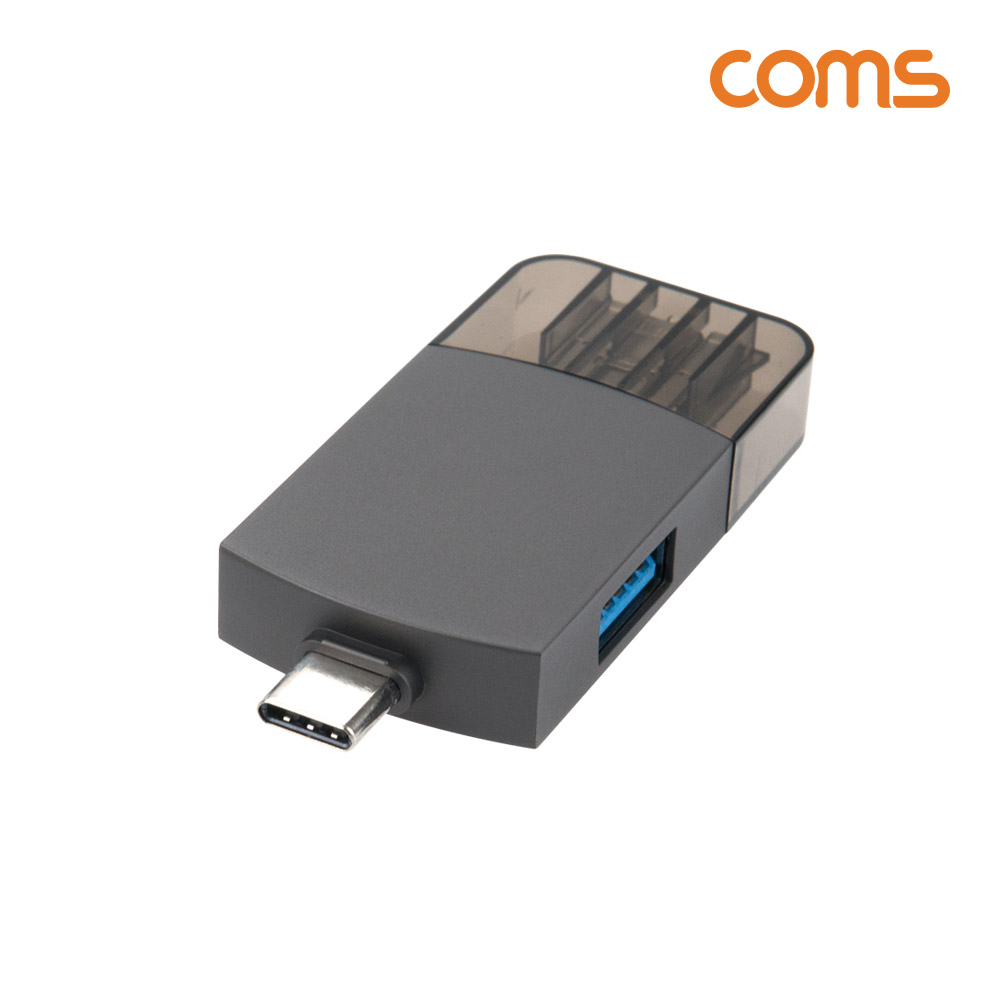 Coms 멀티 OTG 카드리더기(Micro 5Pin), SD카드, TF/Micro SD, USB 3.1 (Type C), USB-C, USB-A, 마이크로 5핀, Micro USB, 미니, 휴대용