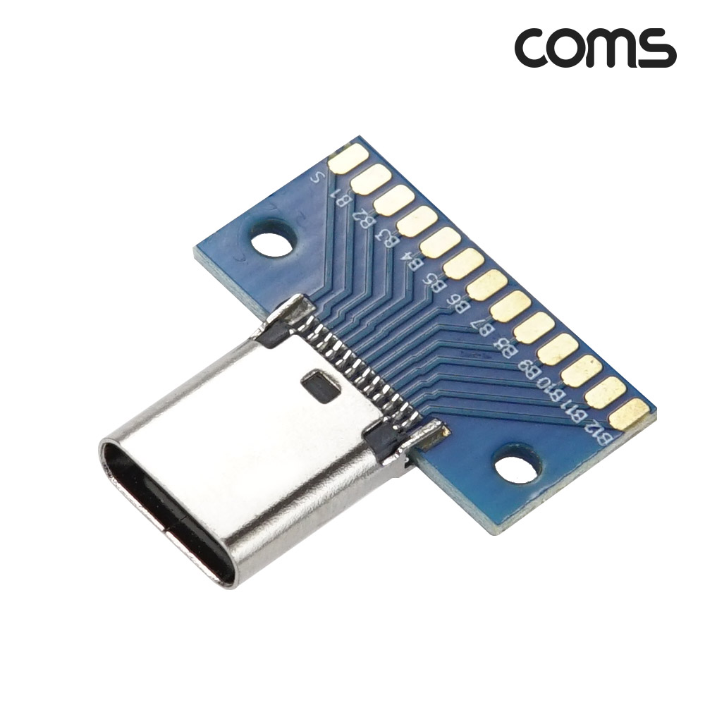 Coms DIY용 제작모듈 USB 3.1 Typc C 암놈 26Pin PCB 젠더보드 C타입 26핀
