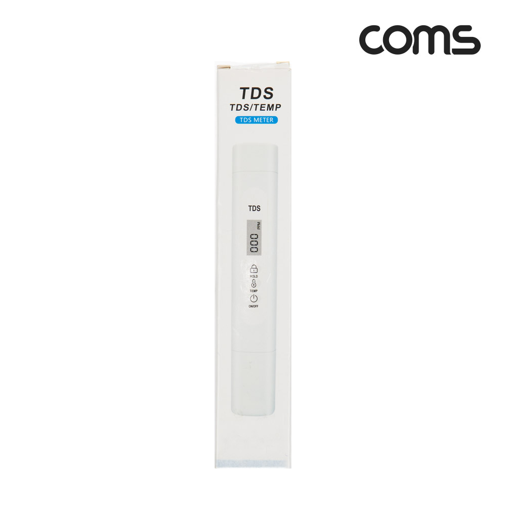 Coms 수질 농도 테스터기, TDS 측정 휴대용 펜타입