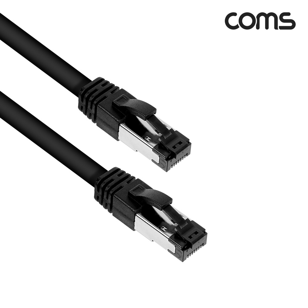 Coms S-FTP 랜케이블 Direct Cat8 50cm 기가비트 이더넷 RJ45 LAN 40Gbps 24AWG 다이렉트 랜선 LSZH