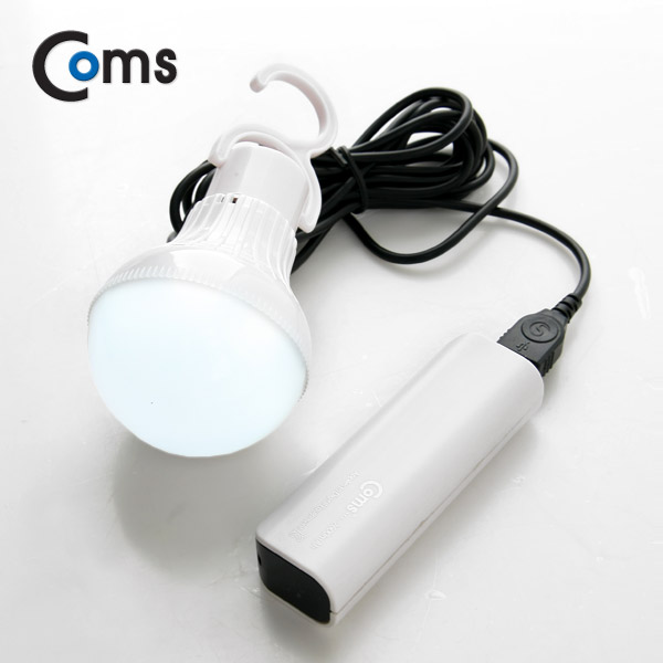 Coms 캠핑용 USB LED 램프, (5V / 3W), 고리 일체형