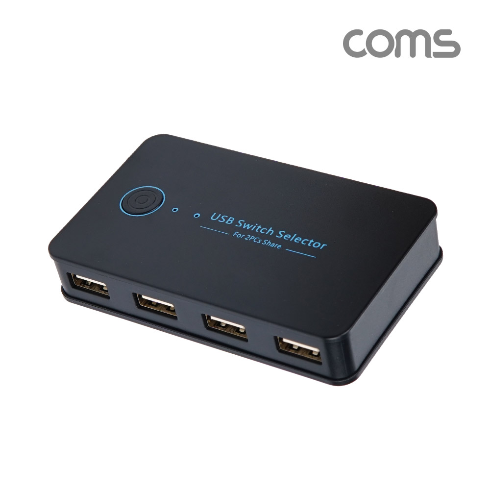 Coms USB 2.0 선택기 2:4 수동 스위치