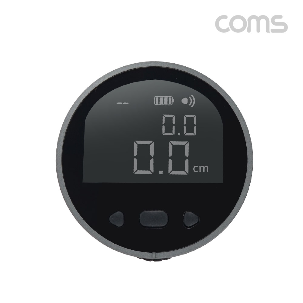 Coms 휴대용 다기능 전자 줄자, LED, 가정용 사무용, 공업용, 전문가용, 디지털 슬라이드 스마트 줄자 측정기