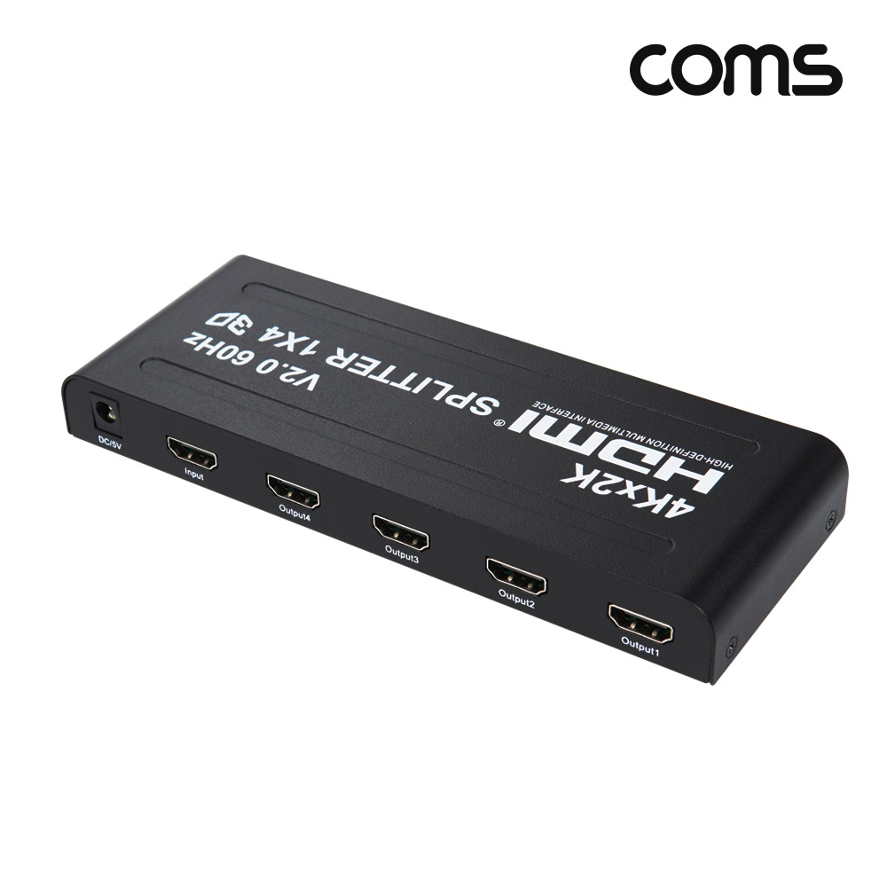 Coms HDMI 분배기 1:4 4K@60Hz UHD