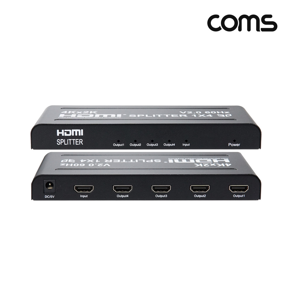 Coms HDMI 분배기 1:4 4K@60Hz UHD