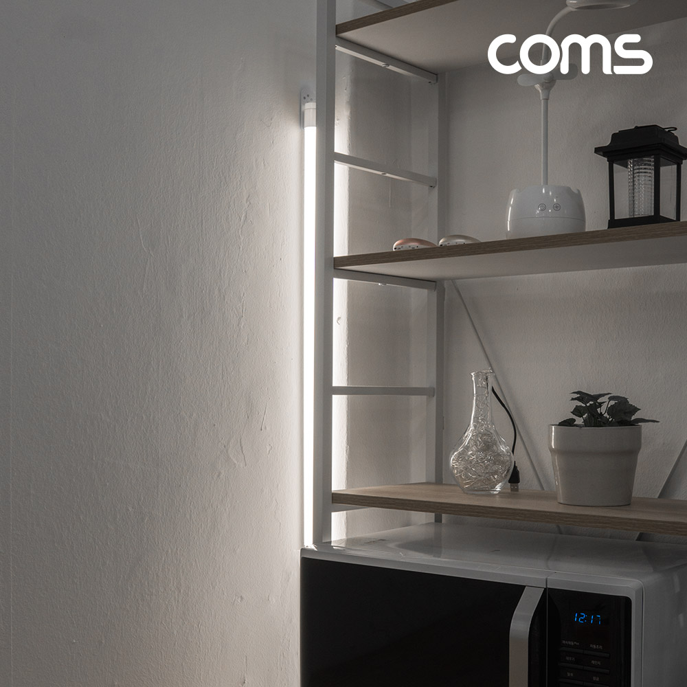 Coms LED 모듈(램프) 18W, 6500K, 주광색(흰색), 120cm, 사진촬영/간판/조명용, 직부등, 간접조명, 천장/벽면 설치, 실내/다용도 가정,사무용