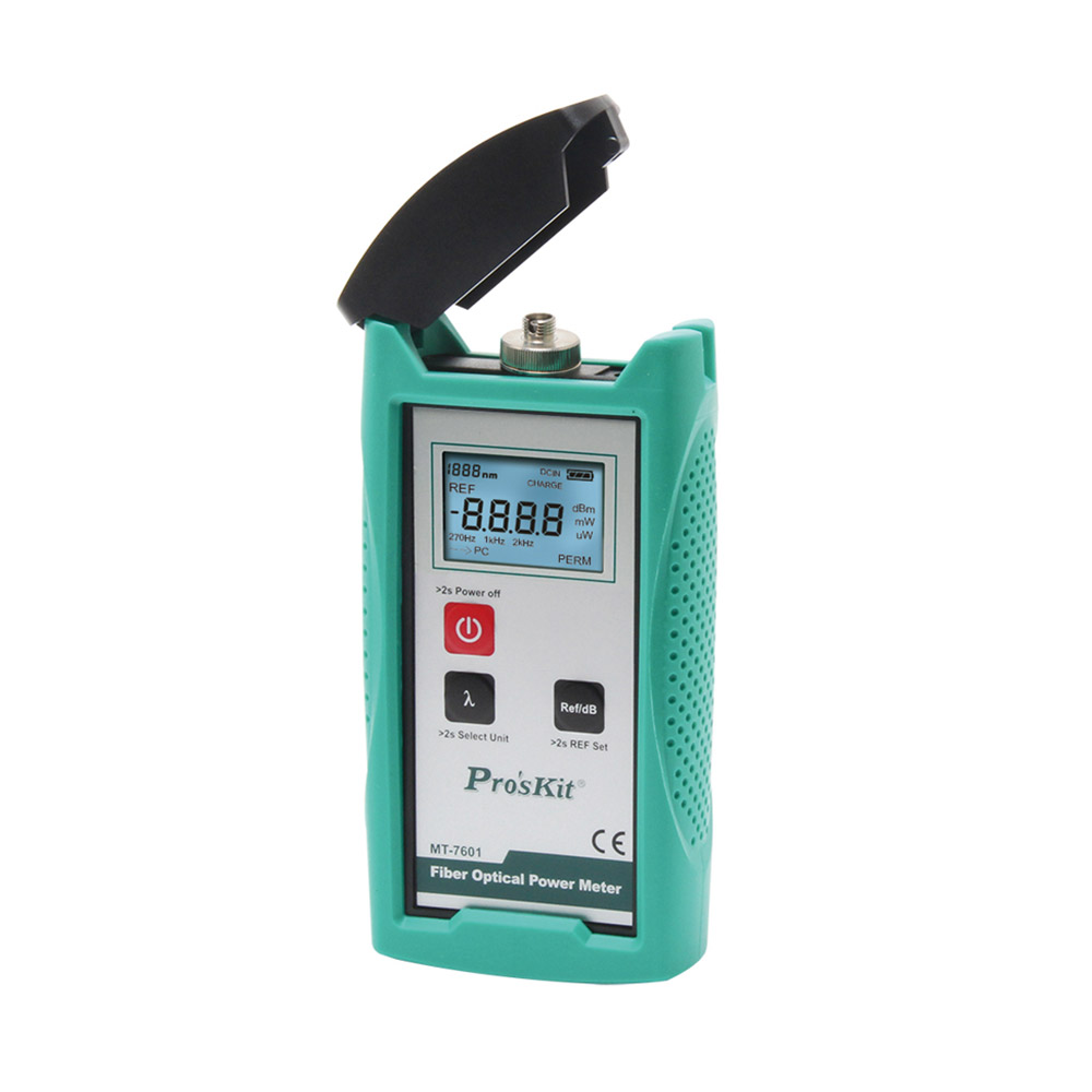 PROKIT (MT-7601) 광 전원 테스터기 SC/FC/ST 전용 광테스터기 광케이블 휴대용 Fiber Optic