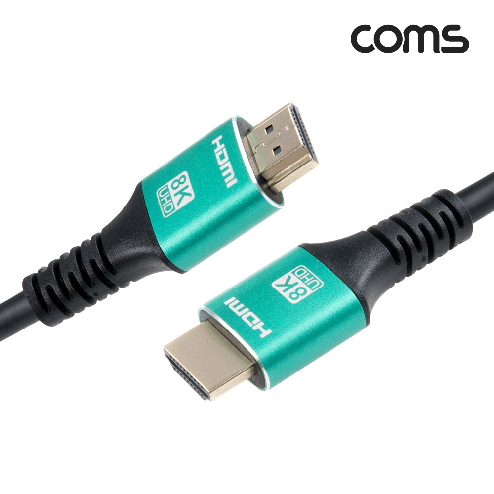Coms HDMI V2.1 케이블 8K@60Hz UHD 2M M/M