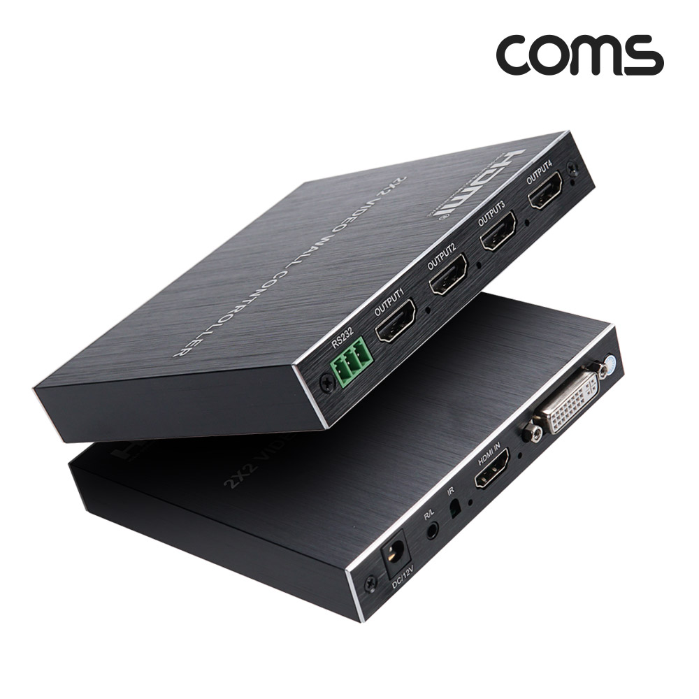 Coms HDMI 멀티비젼 1:4 2x2 / DID 비디오월 / 1080P@60Hz FHD / TV WALL