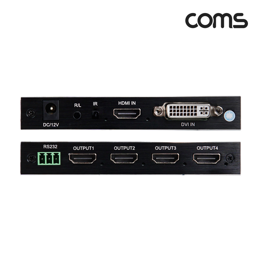 Coms HDMI 멀티비젼 1:4 2x2 / DID 비디오월 / 1080P@60Hz FHD / TV WALL