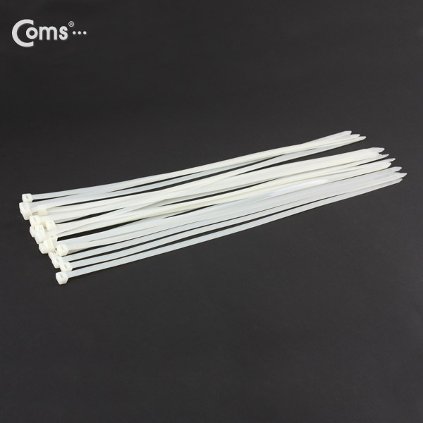 Coms 케이블 타이(20pcs), CHS-8 x 450/흰색, 450mm x 8mm