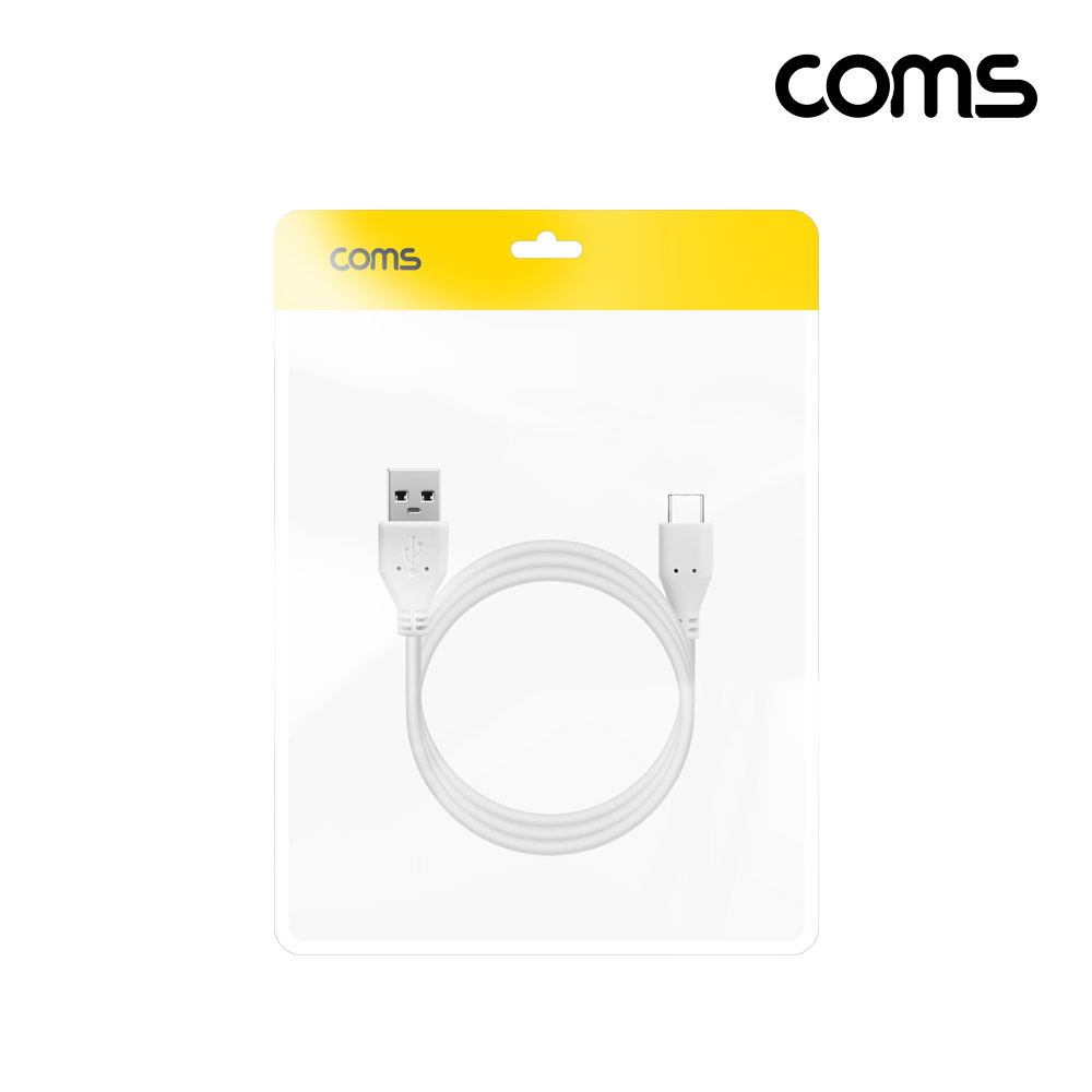 Coms USB 2.0 to 3.1 Type C 케이블 1.5m 480mbps A타입 C타입 Type A