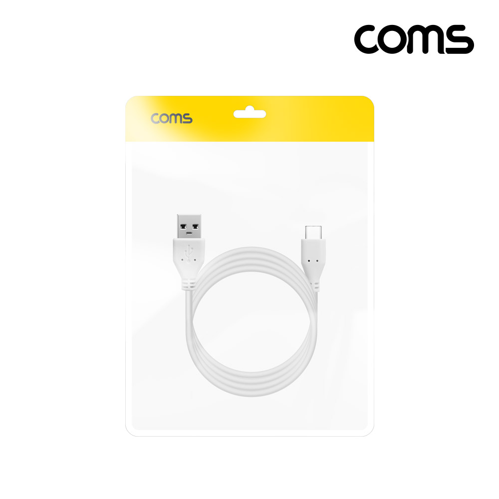 Coms USB 2.0 to 3.1 Type C 케이블 2m 480mbps A타입 C타입 Type A